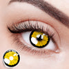 Lentes de contacto amarillos Sunlit Floral Eclipse