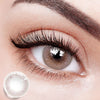 Eyes with 【Prescription】Tokyo Girl Pink Colored Contact Lenses
