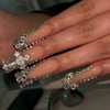 Crusaders Pink Press On Nails