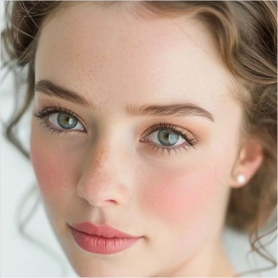 2024 Bridal Makeup Trends: Natural Looks with Colored Contact Lenses!