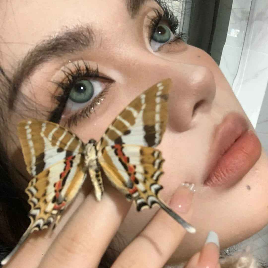 Newborn Cosmic Green Colored Contact Lenses