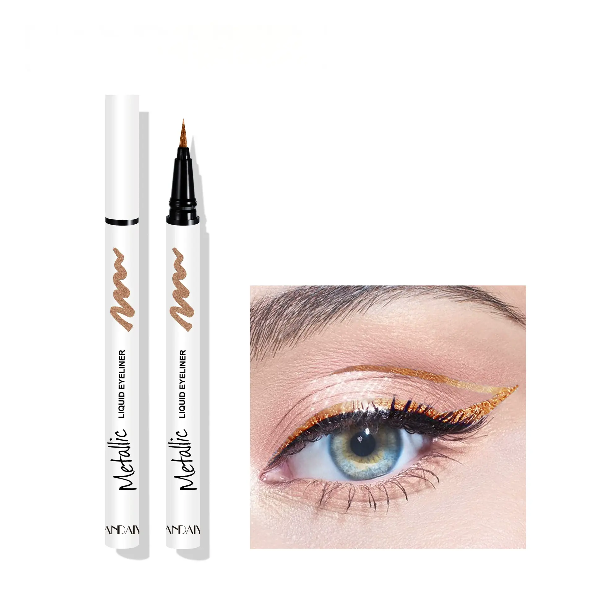Brown Waterproof Shimmer Eyeliner Pencil