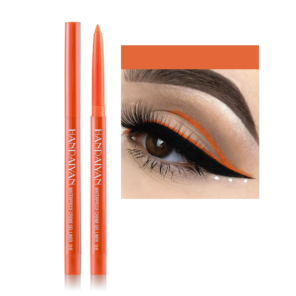 Orange Waterproof Shimmer Eyeliner Pencil