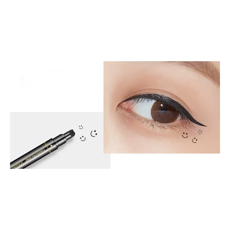 smiley face Smudge-proof Waterproof Sweatproof Eyeliner Pencil