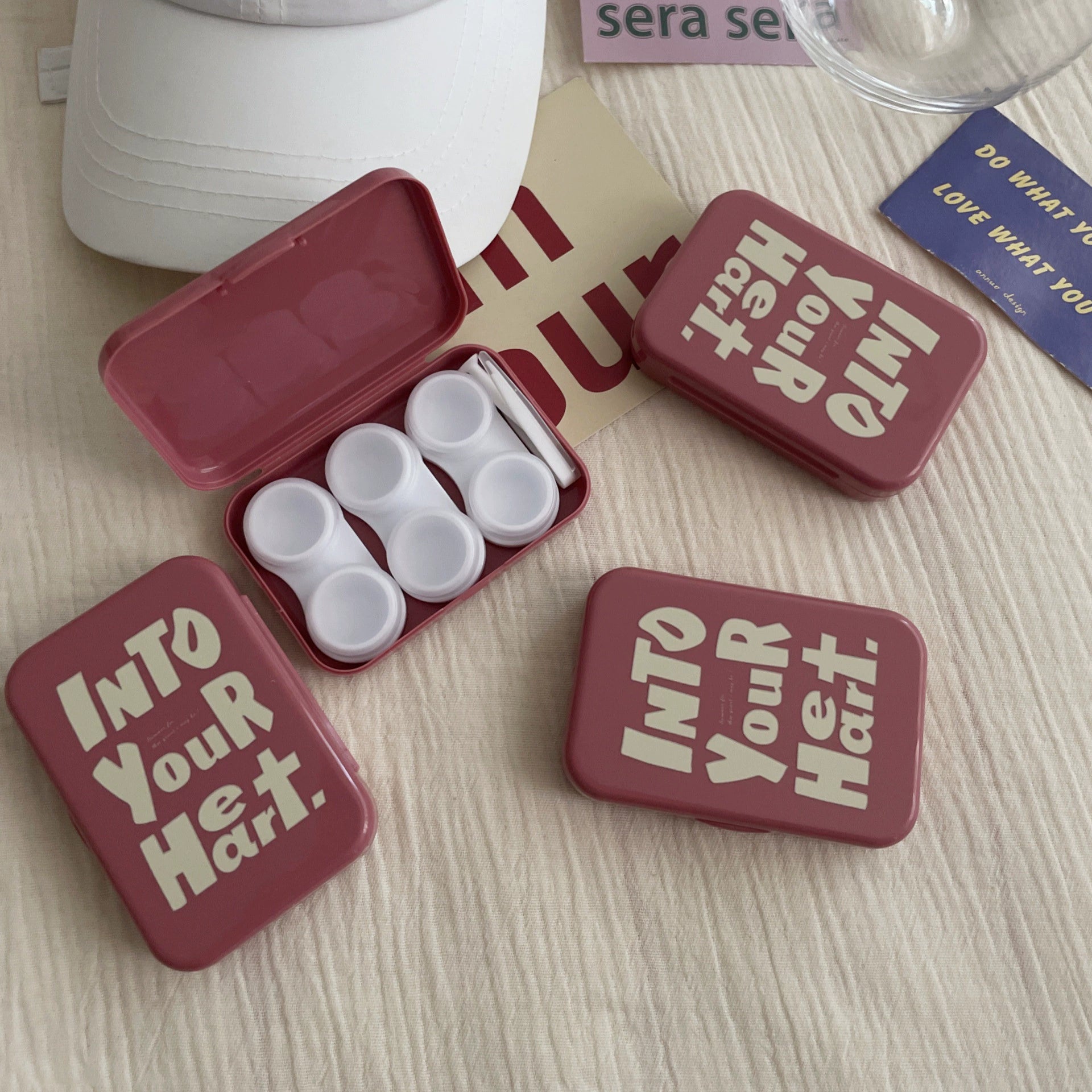 ColorPop Pink Contact Lens Case