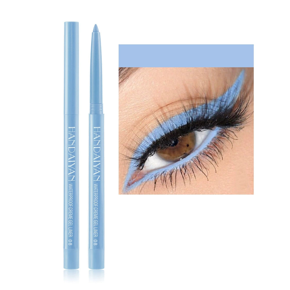 Blue Waterproof Shimmer Eyeliner Pencil