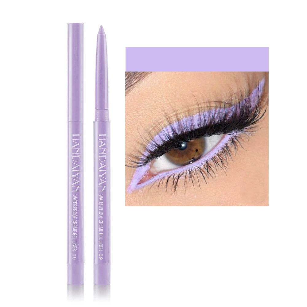 Purple Waterproof Shimmer Eyeliner Pencil