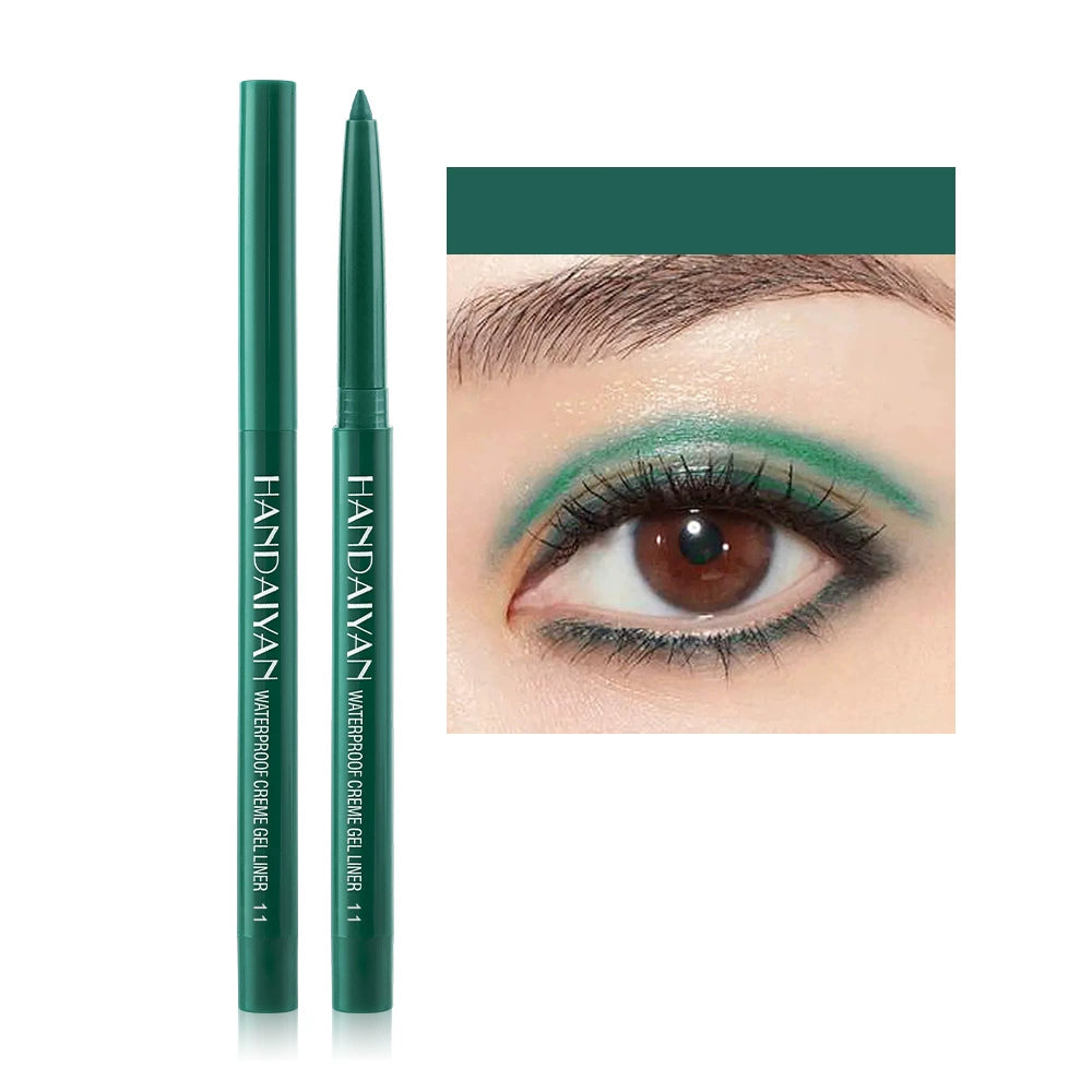 Green Waterproof Shimmer Eyeliner Pencil