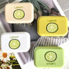 Fresh Lemon White, Green, Yellow Contact Lens Case