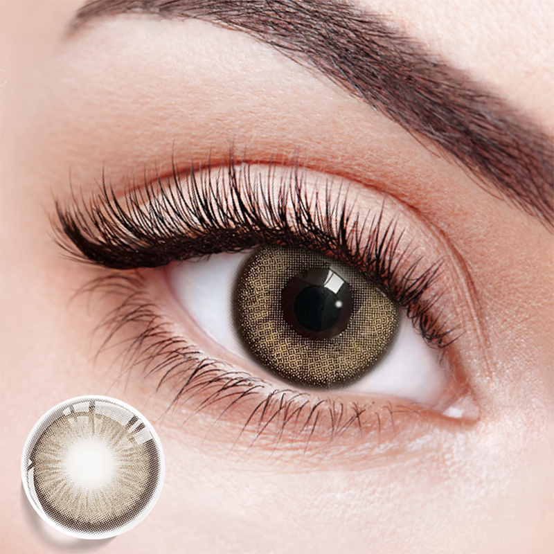 Lentes de contacto de color gris de Nueva York 