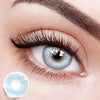 Crackle Blue Colored Contact Lenses