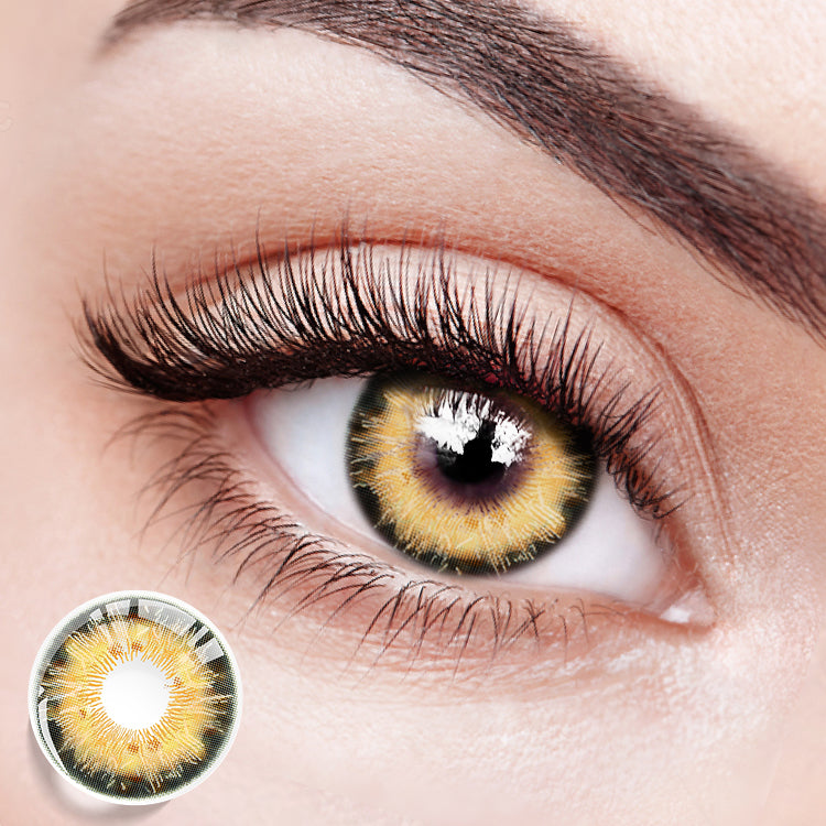Wild Jungle Brown Colored Contact Lenses