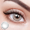 Eyes with 【Prescription】Sicilian Gray Colored Contact Lenses
