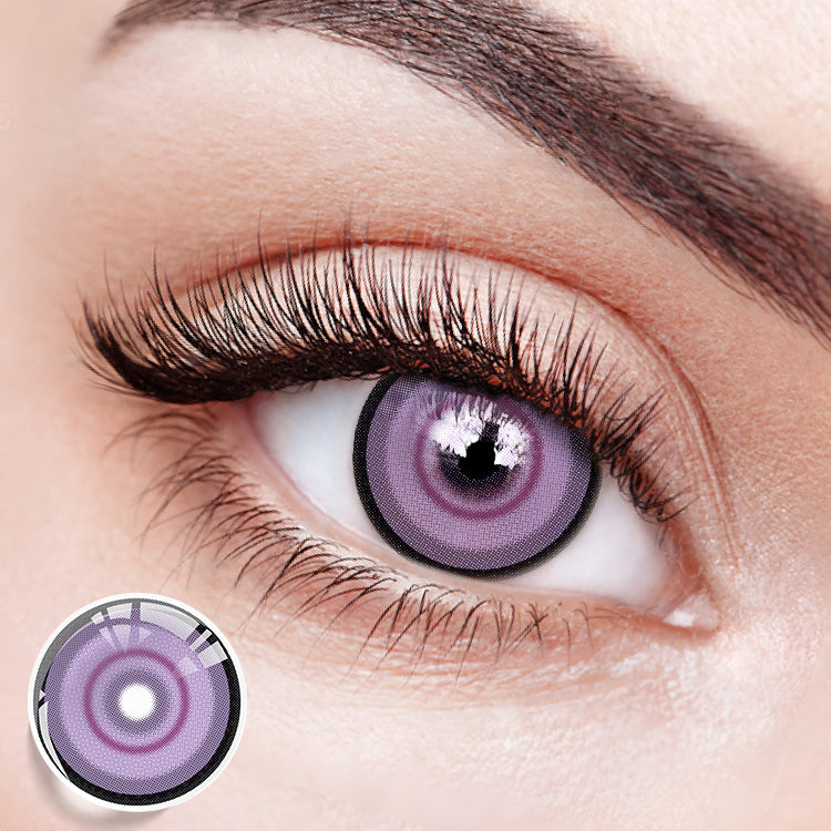 Twilight Amethyst Halo Contact Lenses
