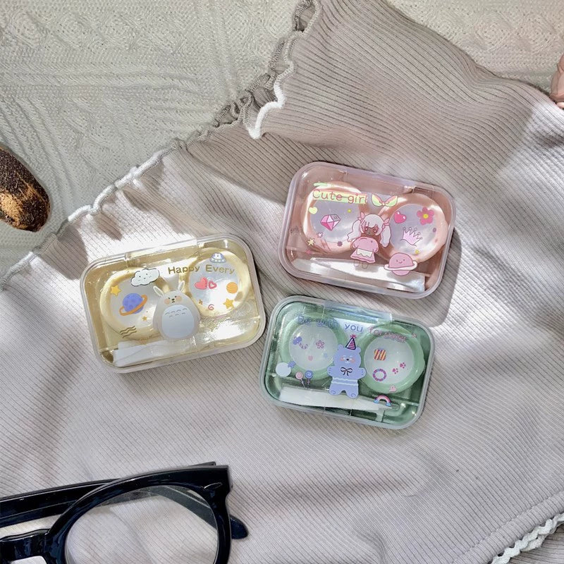 Macaron World Transparent Contact Lens Case