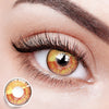 Golden Orange Hues Contact Lenses