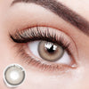 Eyes with 【Prescription】Rococo Brown Colored Contact Lenses