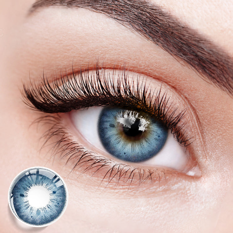 Vintage Blue Colored Contact Lenses