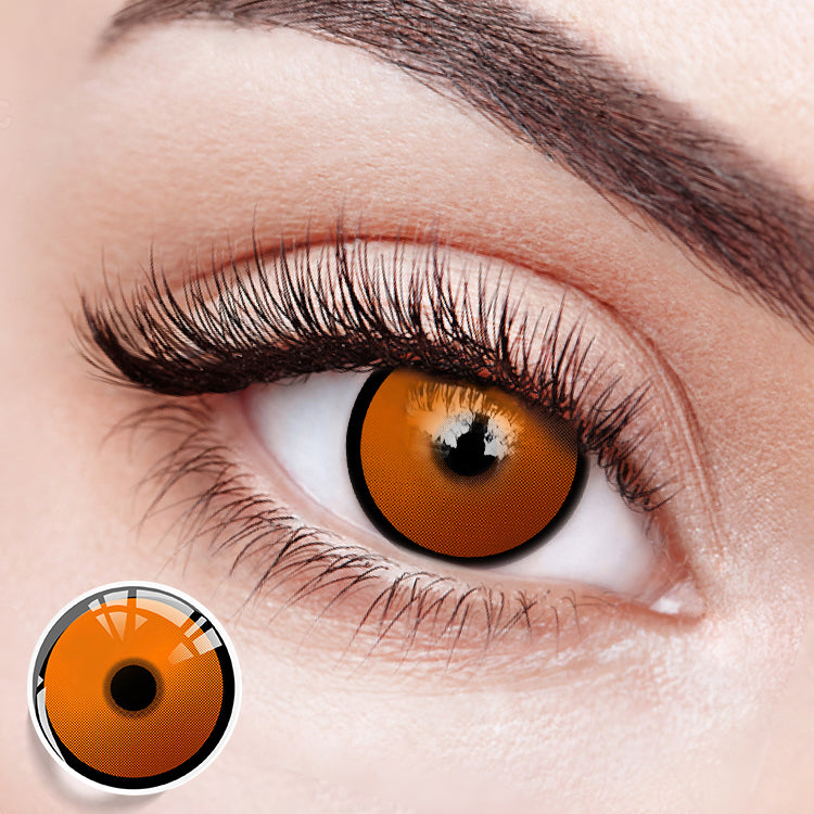 Chainsaw Citrine Gaze Contact Lenses