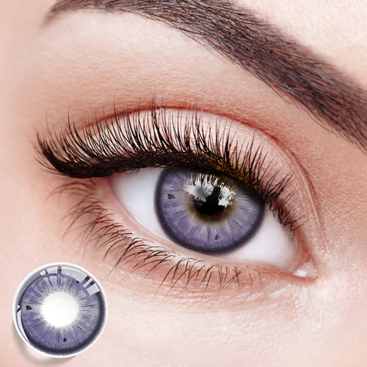 Vintage Purple Colored Contact Lenses