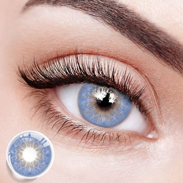Fiesta Blue Colored Contact Lenses