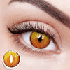 Golden Ruby Cat's Eye Contact Lenses