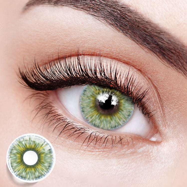 Re Cosmic Green Colored Contact Lenses
