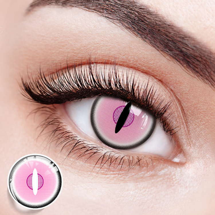 Demon Slayer's Shadow Pink Cat Eye | 1 Year