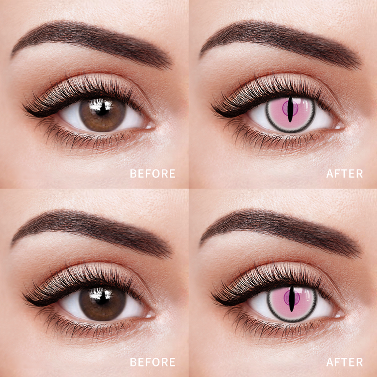 Demon Slayer's Shadow Pink Cat Eye | 1 Year