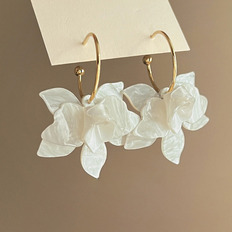 Bohemian Waterdrop Feather Tassel Dangle Earrings