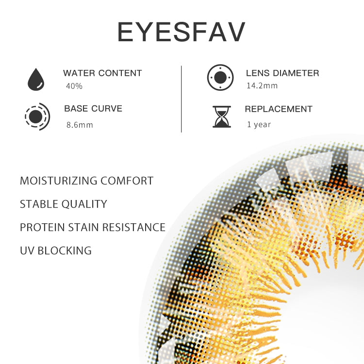 Eyesfav Brown Colored Contact Lenses Specifications