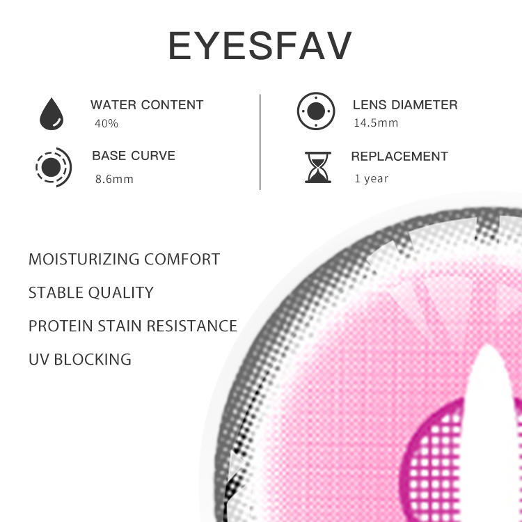 Demon Slayer's Shadow Pink Cat Eye | 1 Year