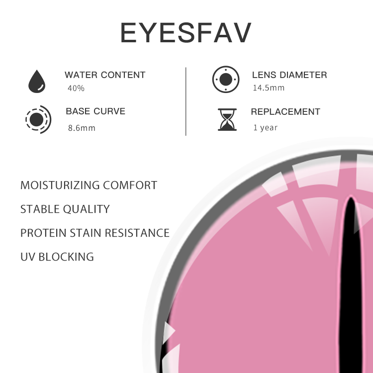 Demon Slayer's Shadow Rose Cat Eye | 1 Year