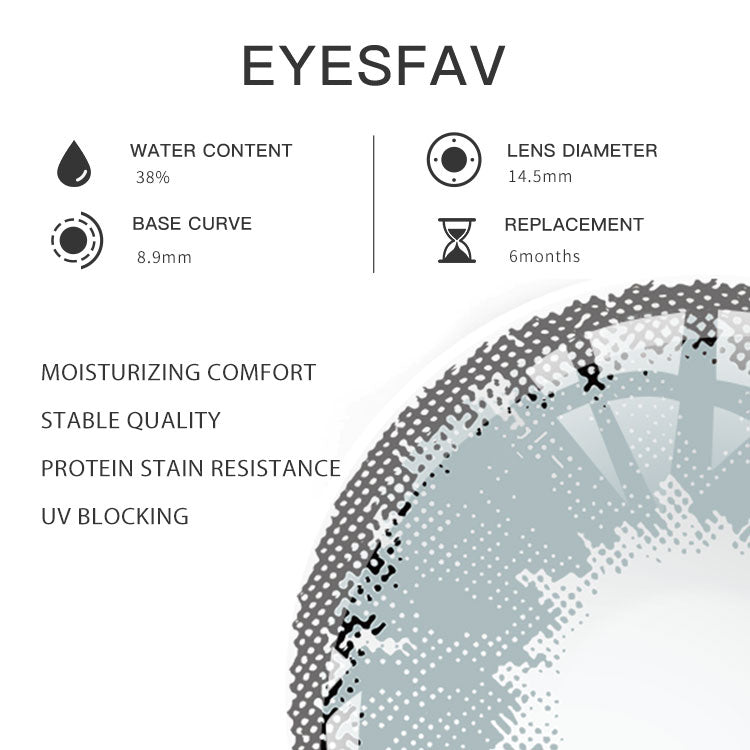 Norko II Gray Colored Contact Lenses – EYESFAV