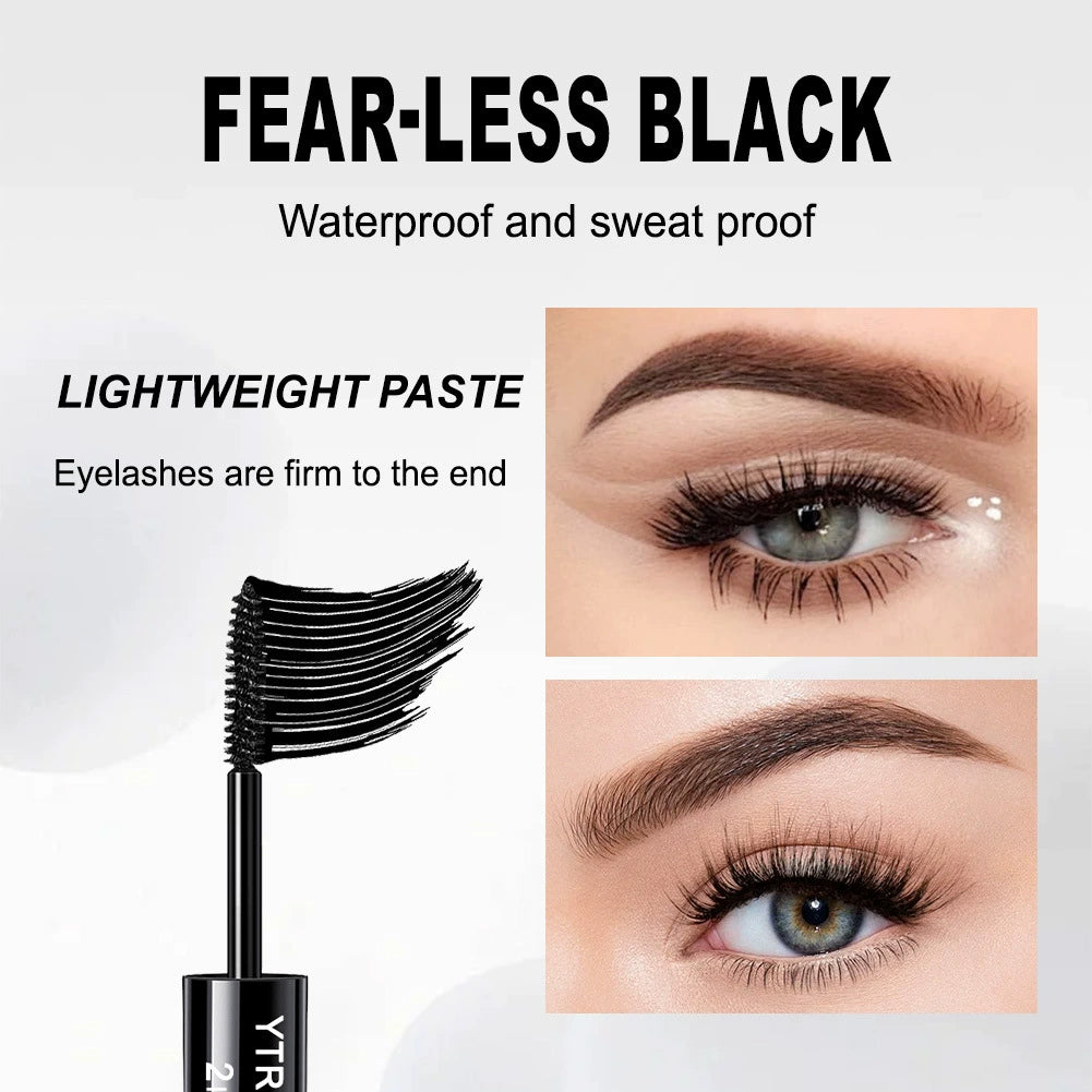 Waterproof Sweatproof Black Eyeliner Pencil & Mascara