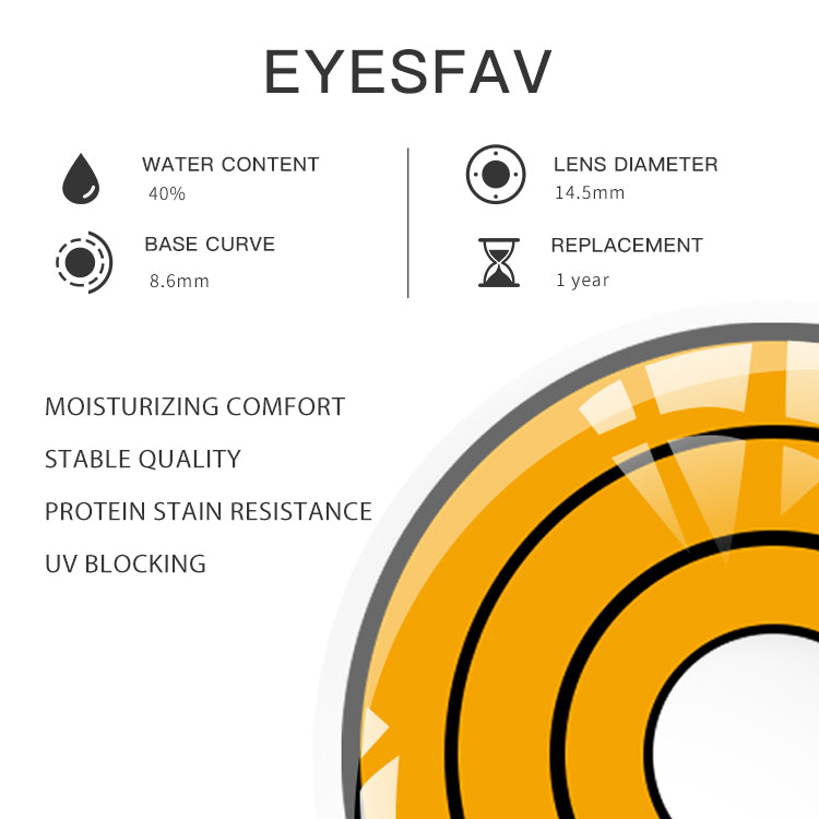 EYESFAV Chainsaw Ember Orbit Contact Lenses Parameters