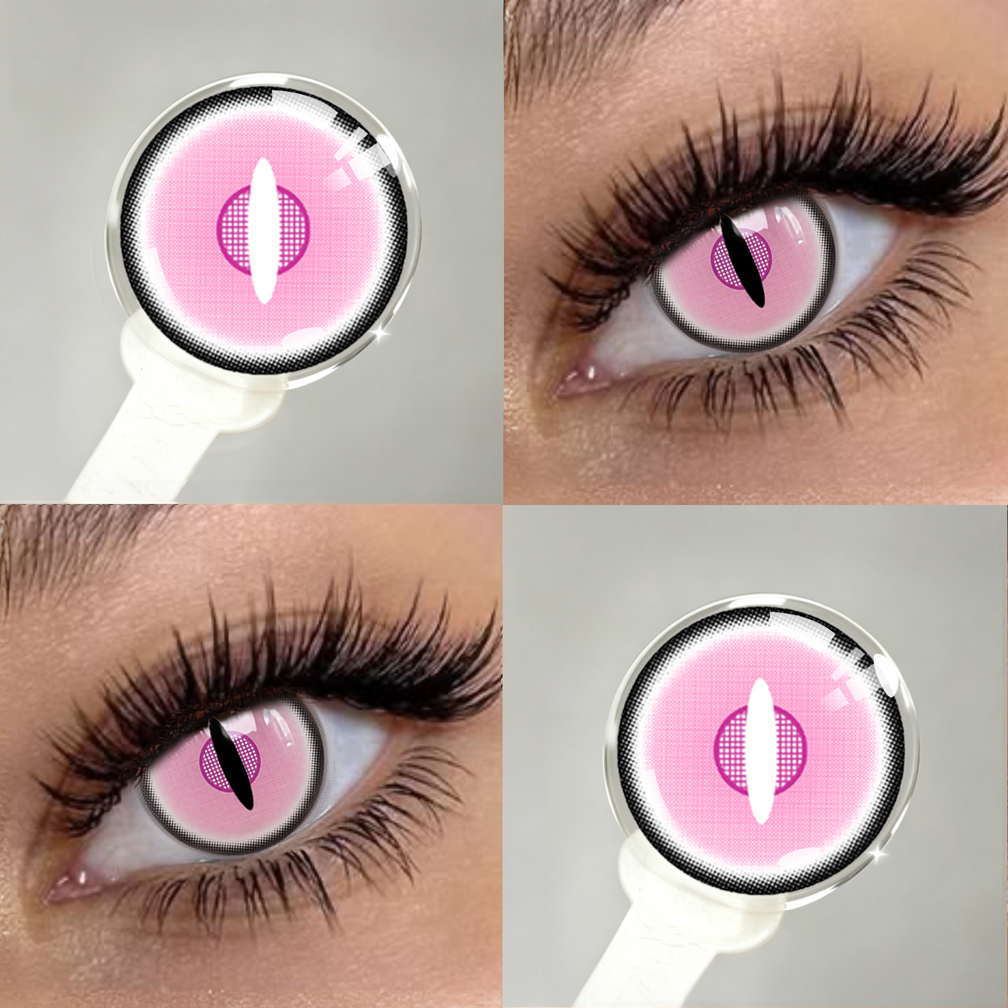 Demon Slayer's Shadow Pink Cat Eye | 1 Year