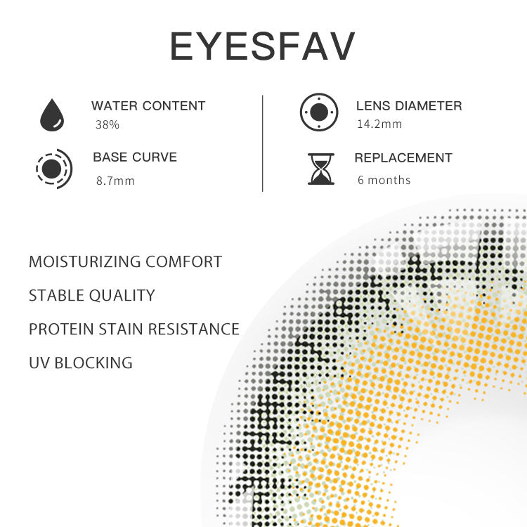 EYESFAV Glow Ice Gray Contact Lenses