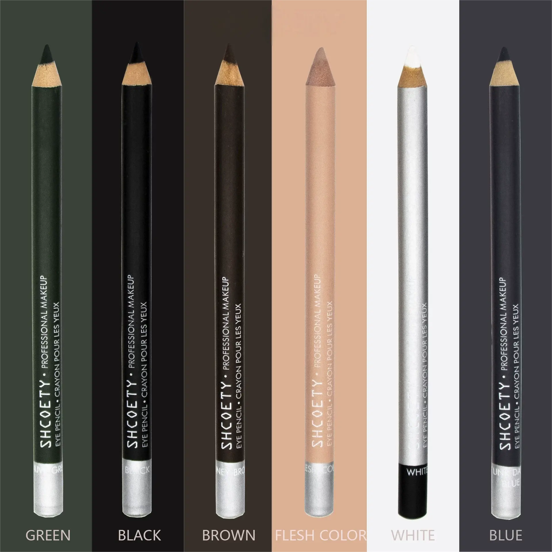Classic Color Wooden Waterproof Smudge-proof Eyeliner Pencil