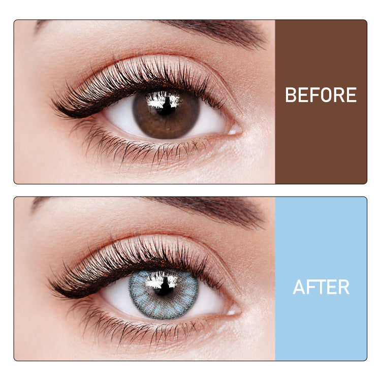 Echo Blue Colored Contact Lenses