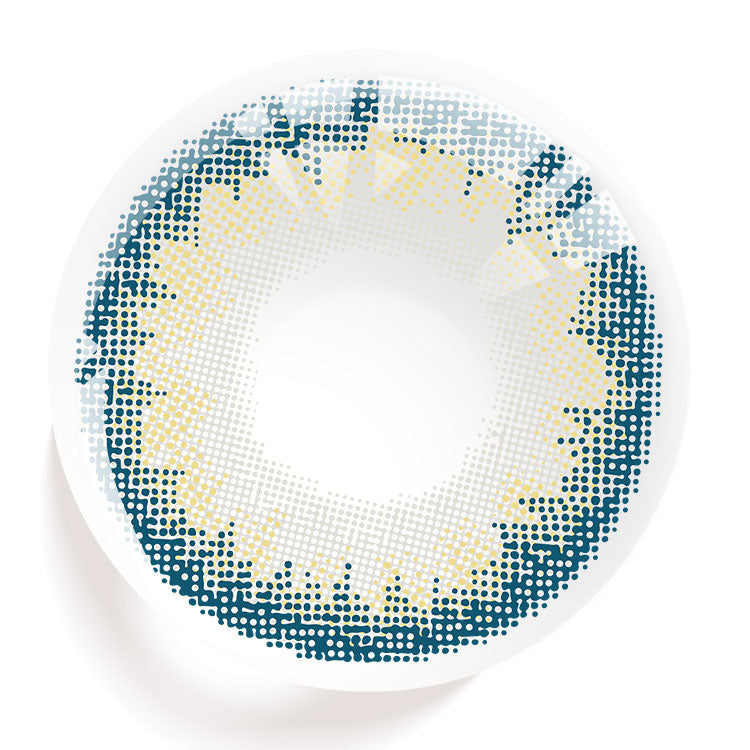 Caribbean Blue Colored Contact Lenses