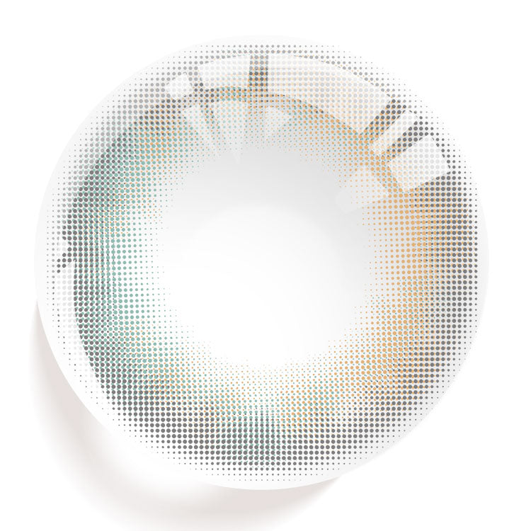 【Prescription】New Moon Green Colored Contact Lenses