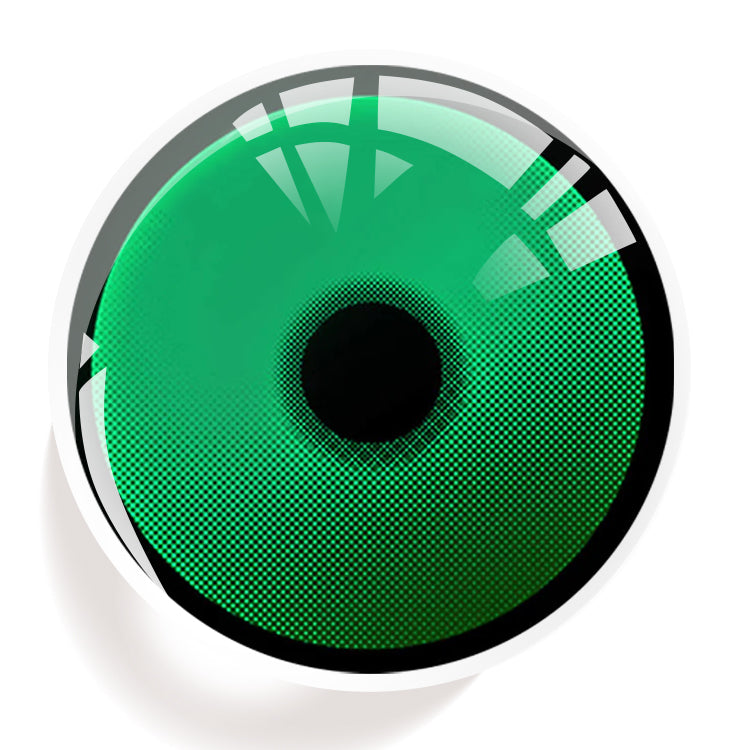 Chainsaw Emerald Gaze Contact Lenses