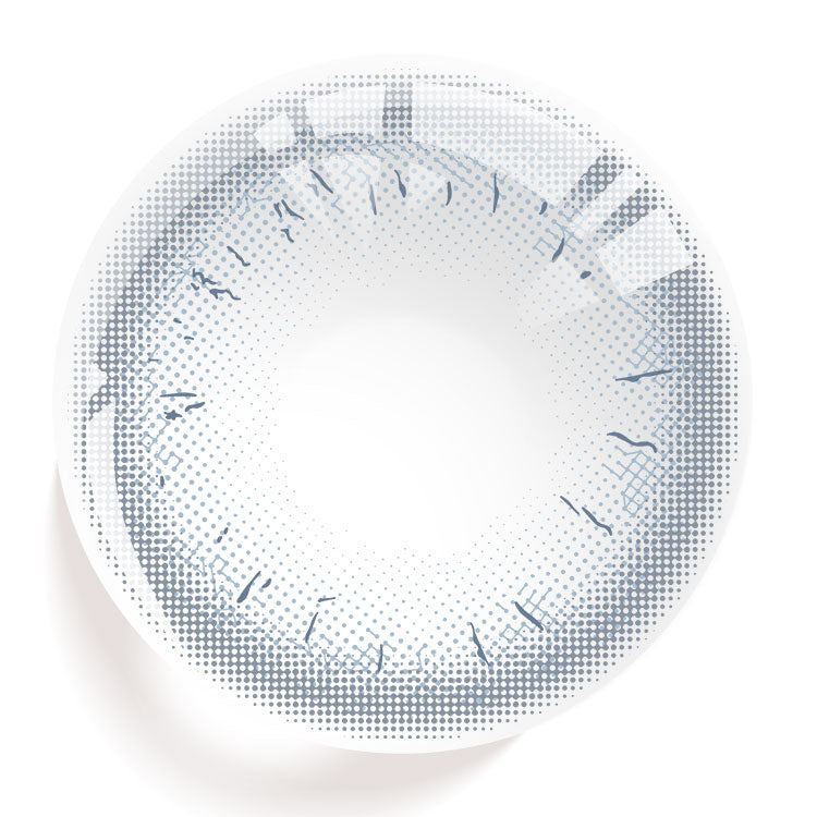 【Prescription】Paris Fireworks Blue Colored Contact Lenses