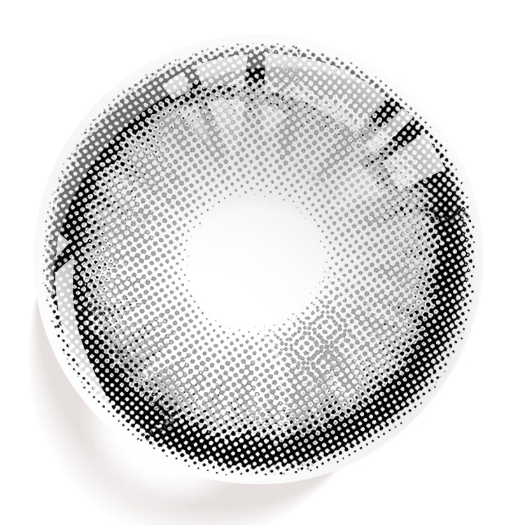 Glass Ball  Gray Colored Contact Lenses