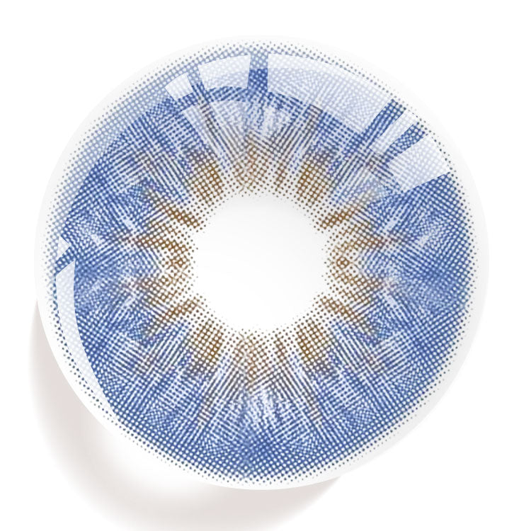 Fiesta Blue Colored Contact Lenses