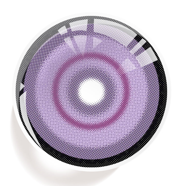 Twilight Amethyst Halo Contact Lenses