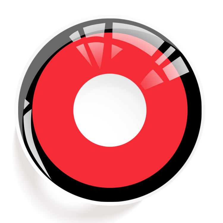 Crimson Circlet Flame Contact Lenses