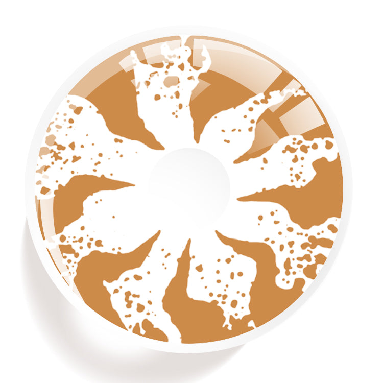 Thrilling white Blossom Contact Lenses