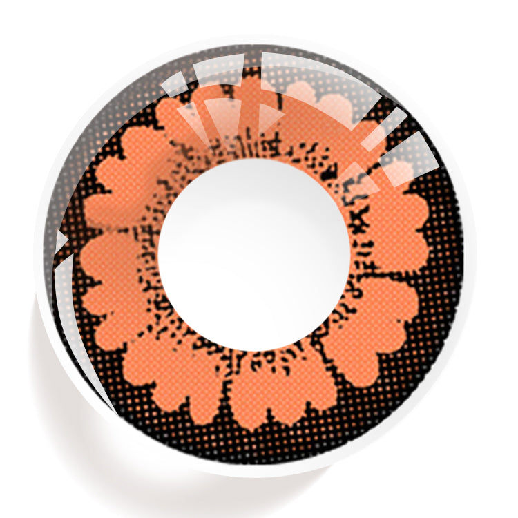 Shadow Blossom Circlet Eyes Brown Contact Lenses